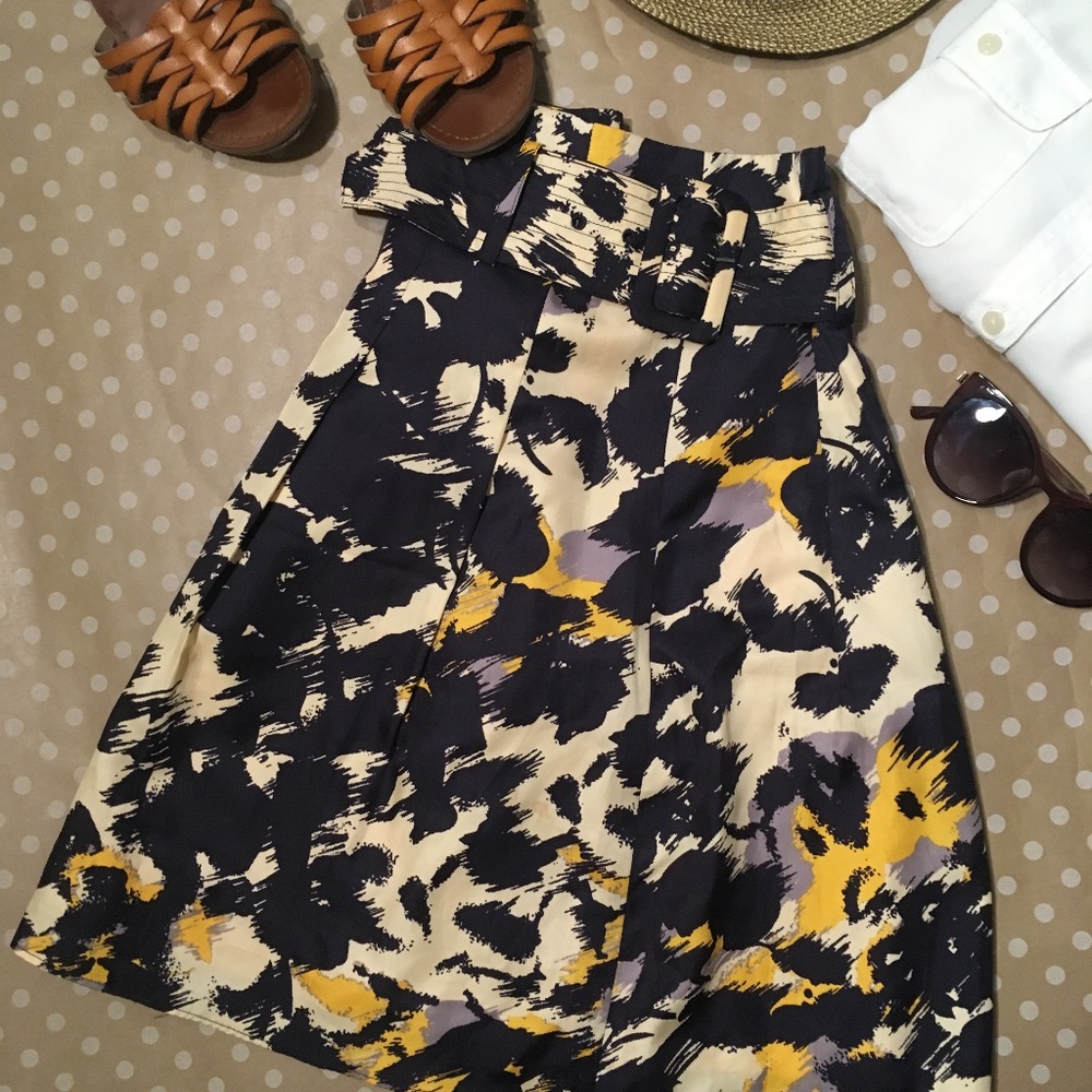 CLOSET CLOSING 8/15 -The Limited Floral Midi Skirt